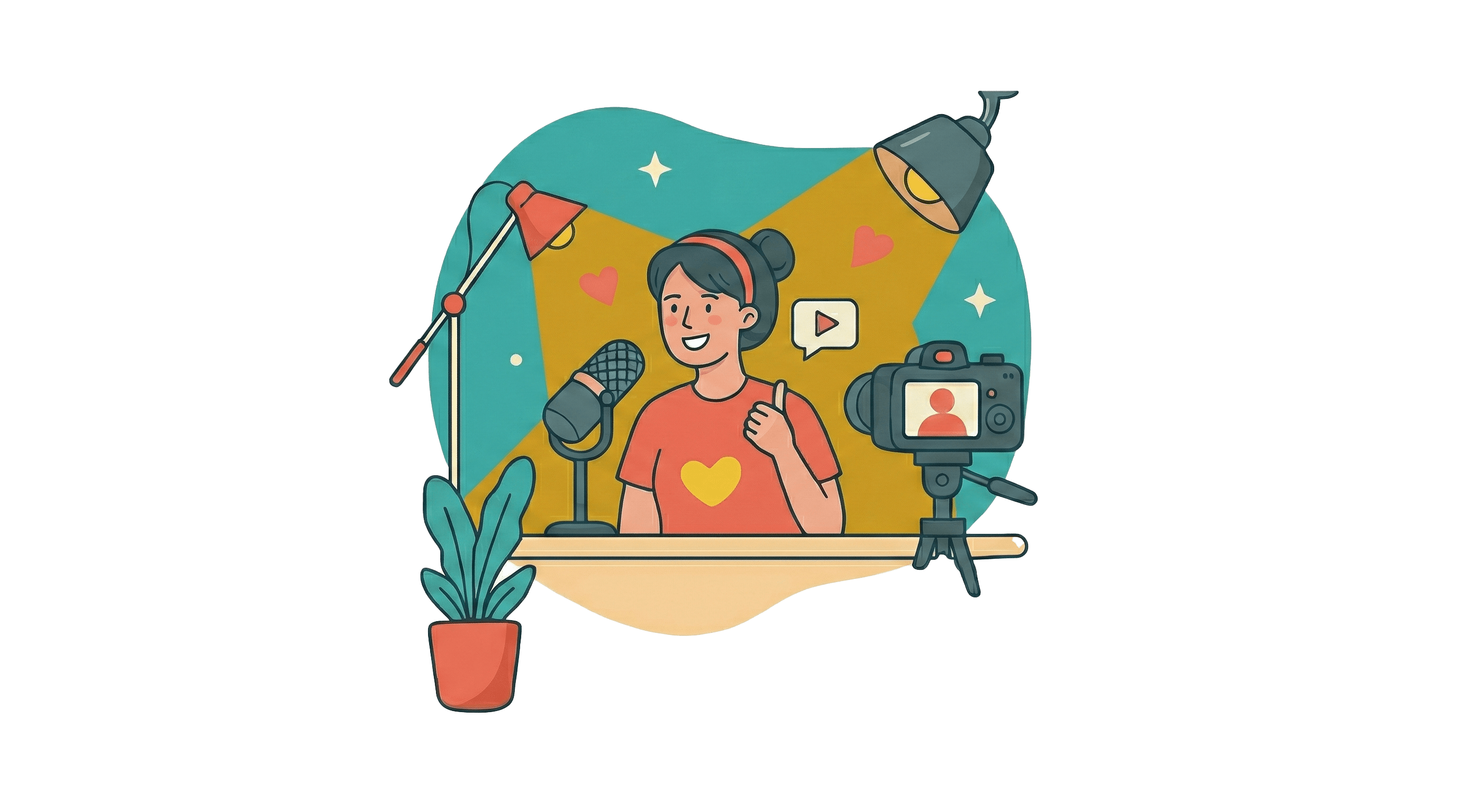 Creator studio illustration